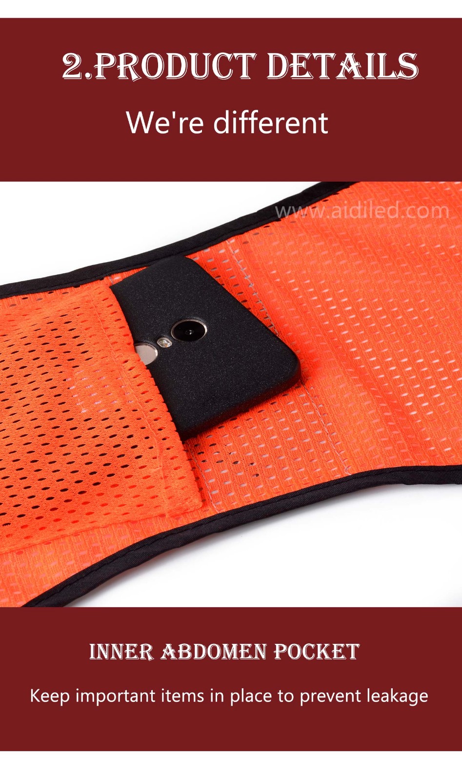 AIDI professional led running vest for woman-5