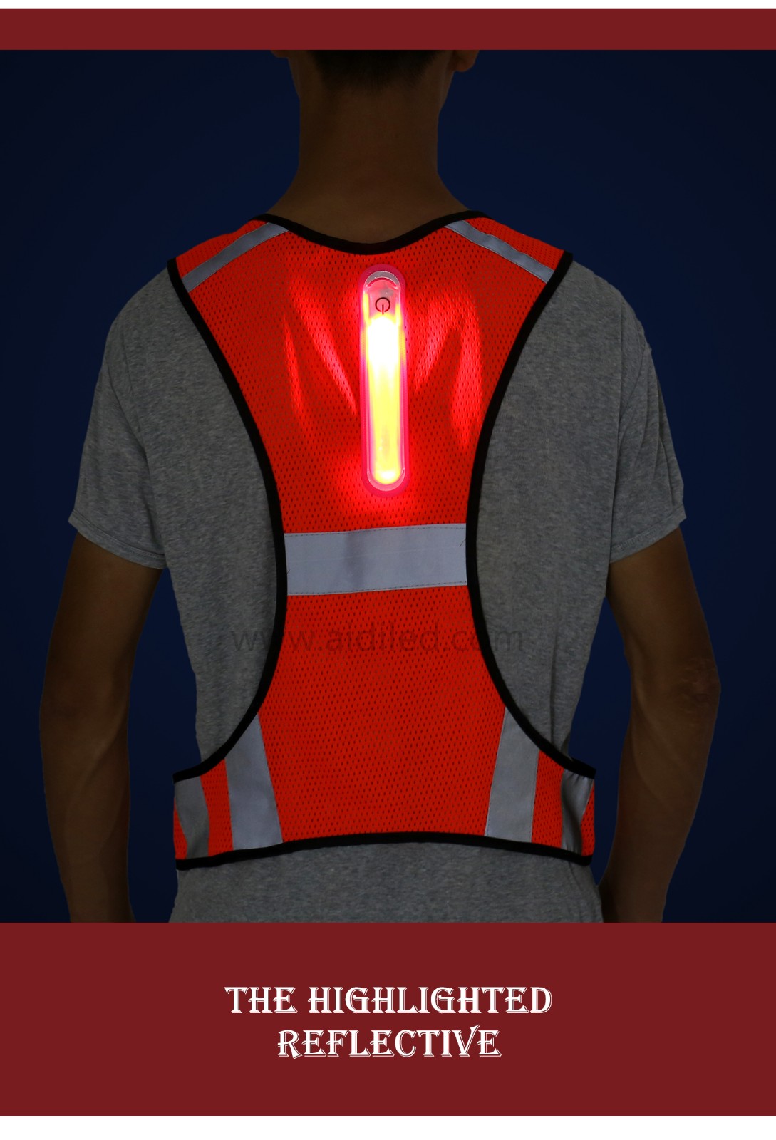 AIDI professional led running vest for woman-4
