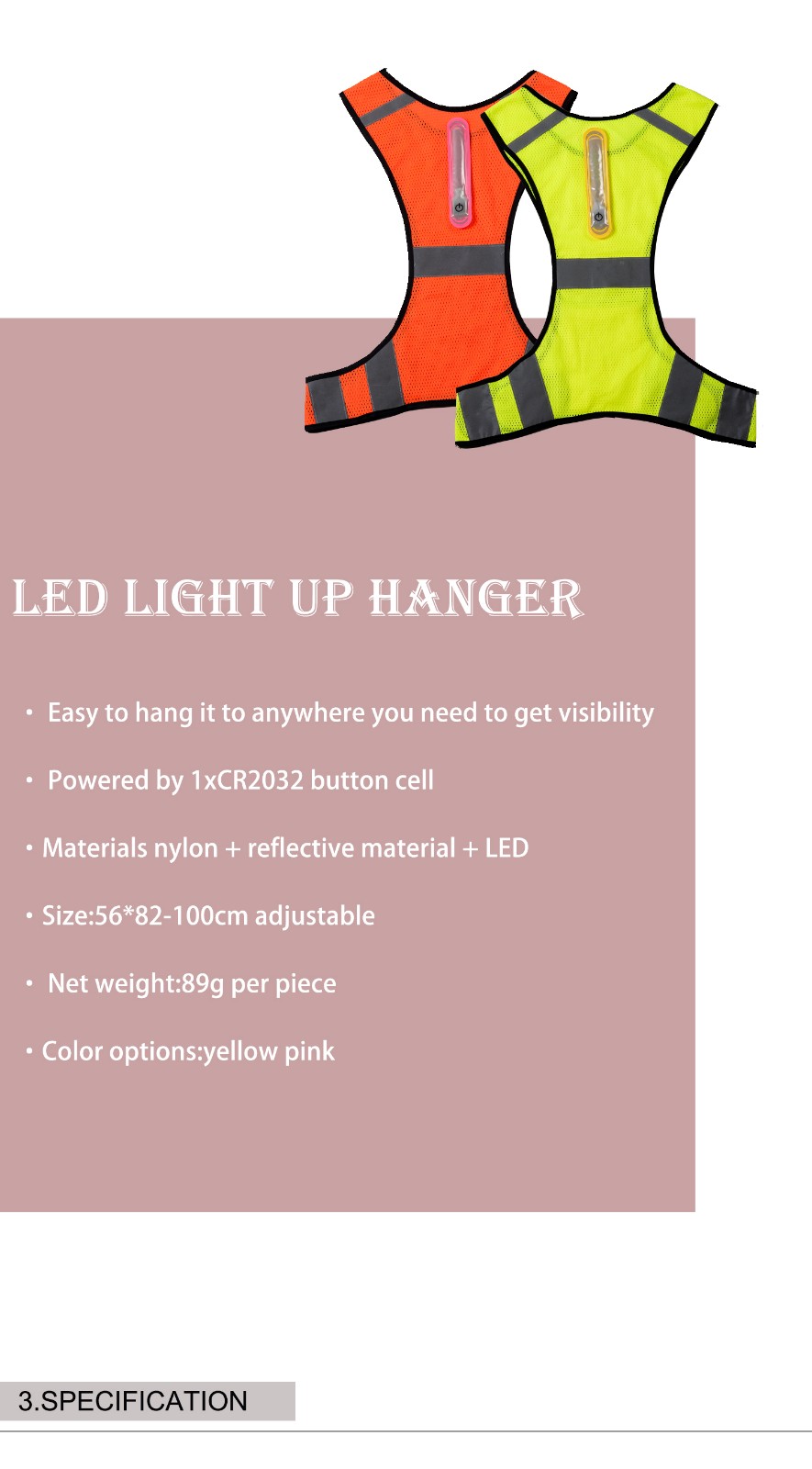 AIDI professional led running vest for woman-8