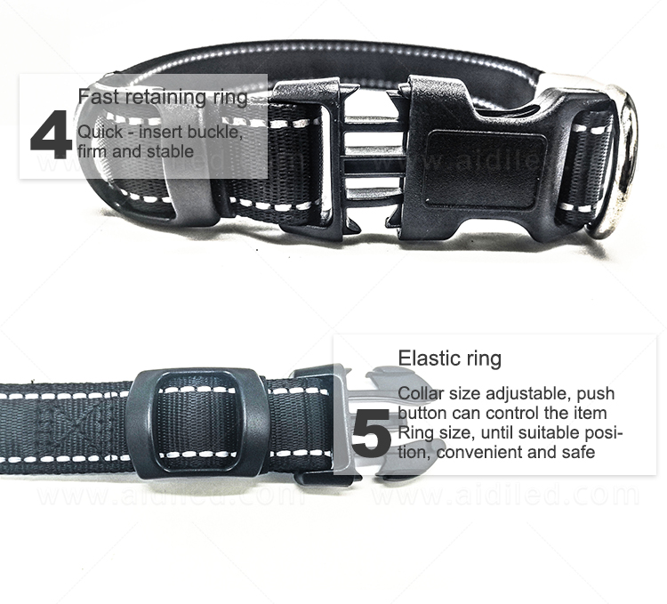 AIDI led dog safety collar design for park-11