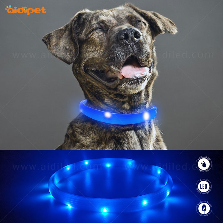 AIDI-C5 Rechargeable Pet Led Dog Collar