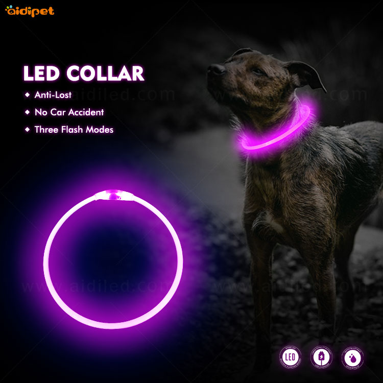 AIDI-C1 LED dog collar