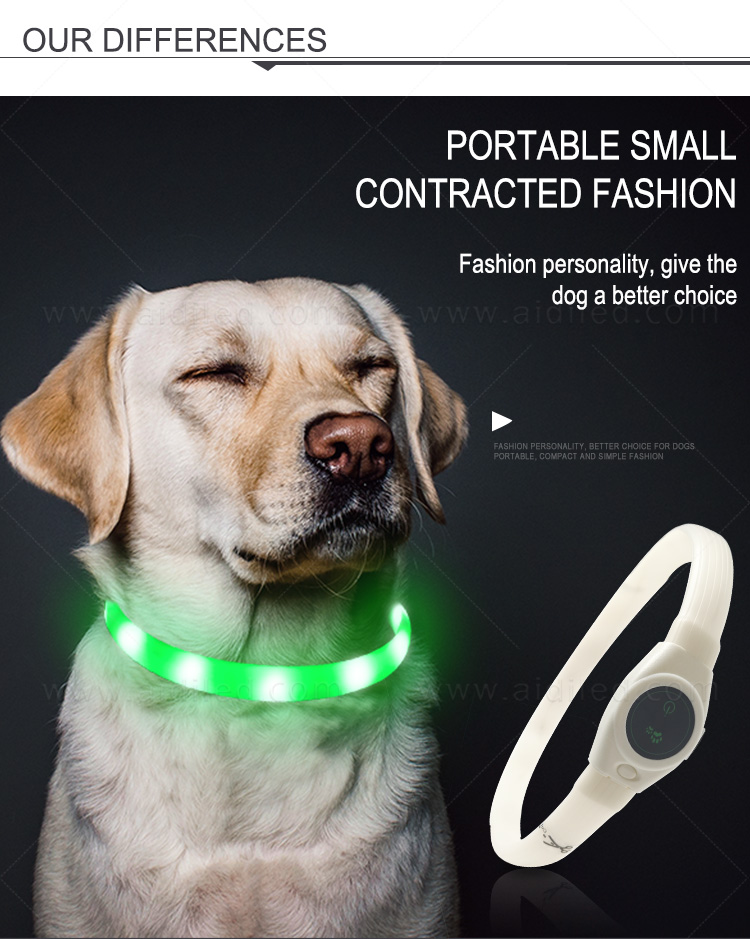 reflective lighted dog collars waterproof factory for park-6