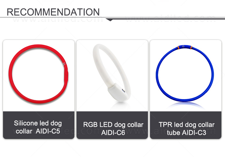 reflective lighted dog collars waterproof factory for park-1