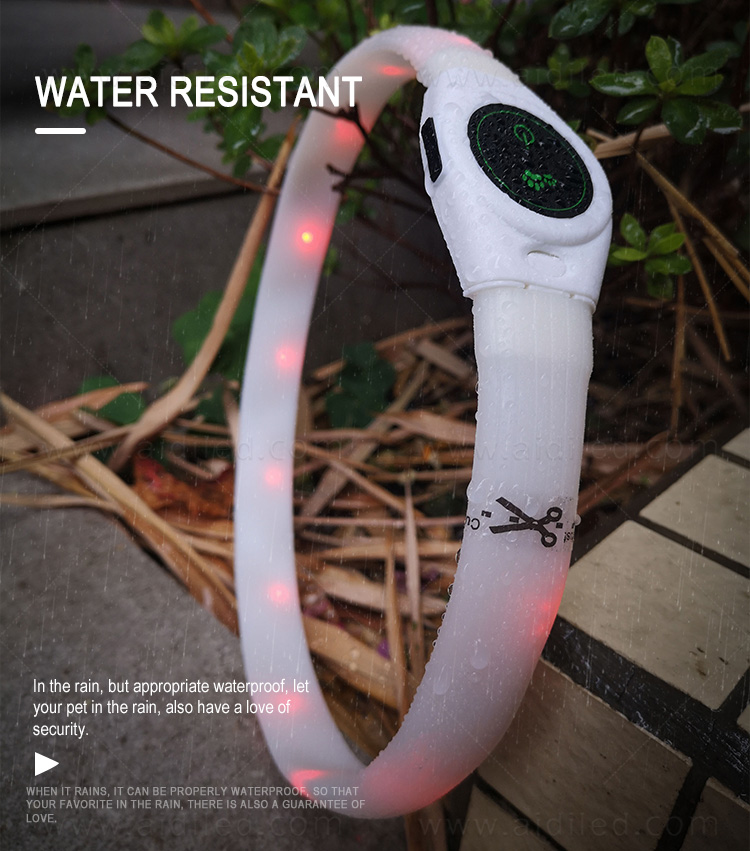 reflective lighted dog collars waterproof factory for park-8