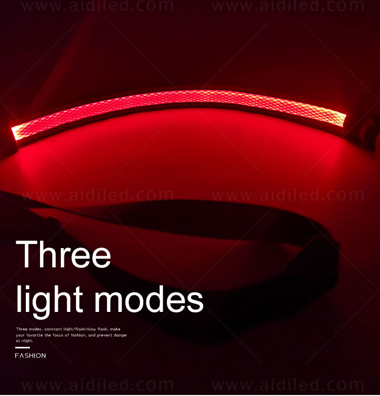 AIDI nylon led light dog leash with good price for walking-5