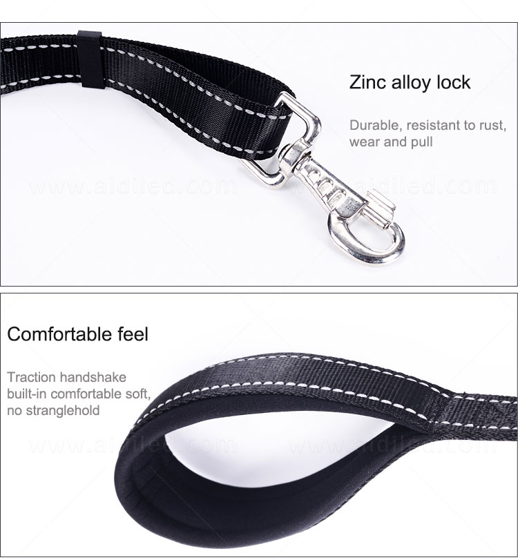 AIDI nylon led light dog leash with good price for walking-12