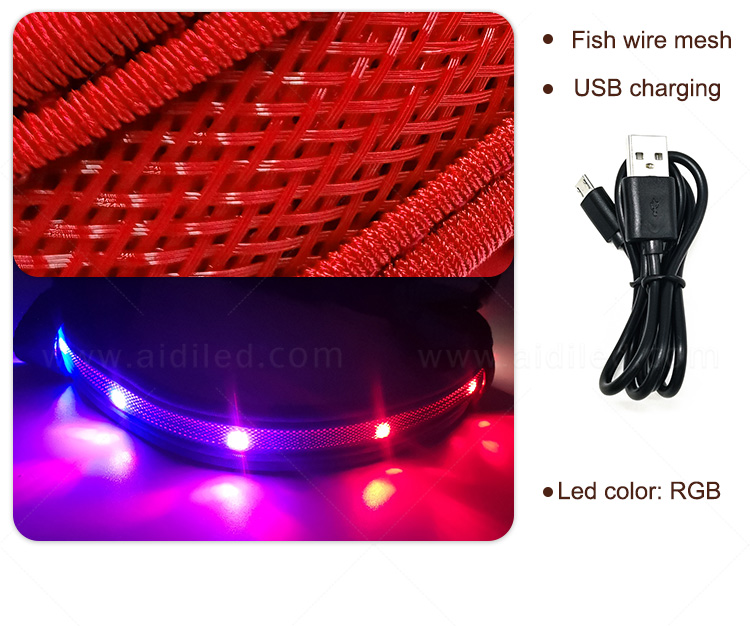 AIDI soft glowing dog harness manufacturer for outdoors-7