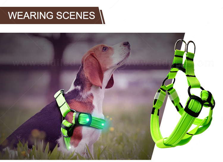 AIDI soft glowing dog harness manufacturer for outdoors-12