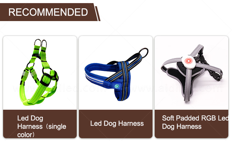AIDI soft glowing dog harness manufacturer for outdoors-18