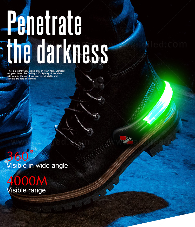 adjustable led shoe clip lights factory for sports-4
