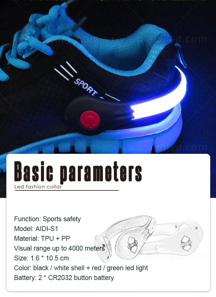 adjustable led shoe clip lights factory for sports-6