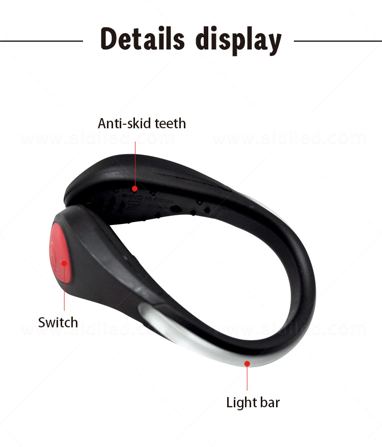 AIDI night runner led shoe clip factory for children-10