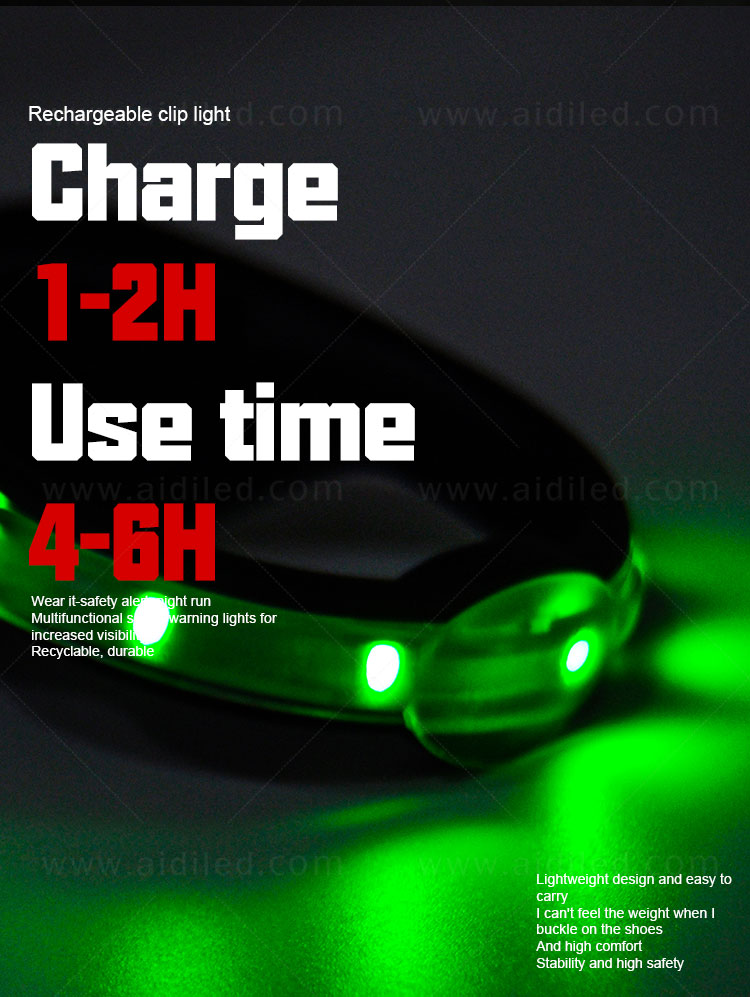 AIDI adjustable led shoe clip design for adults-5