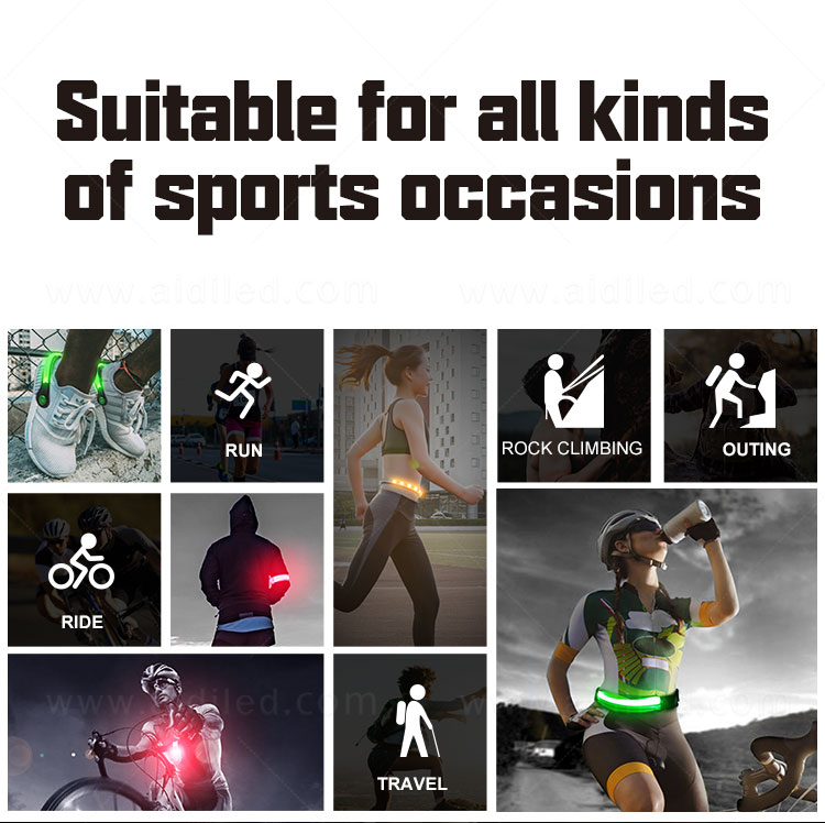 AIDI adjustable led shoe clip design for adults-12