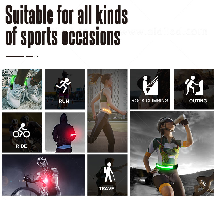 durable clip on running light factory price for adults-9