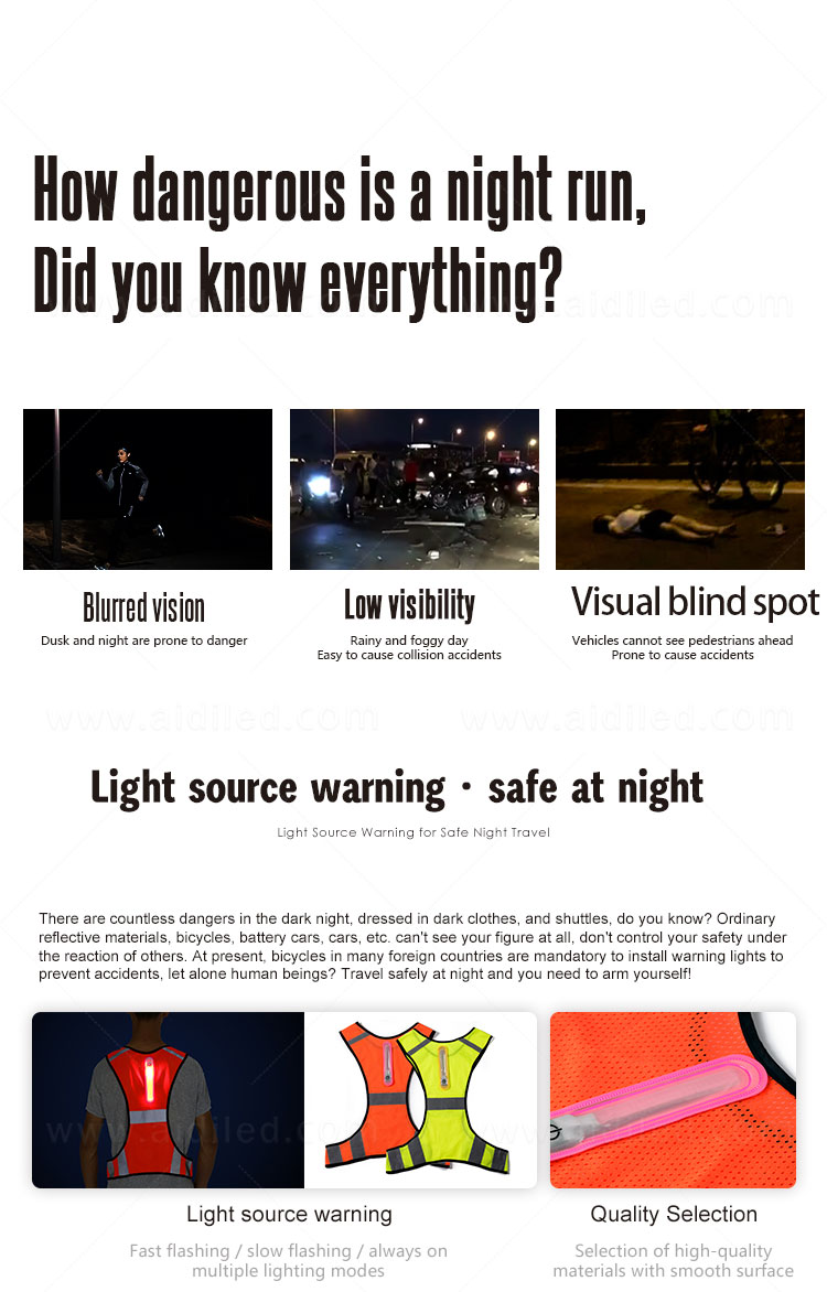 AIDI high visibility vest series for sports-9