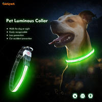 AIDI-C12 LED shining dog collar/leash cover