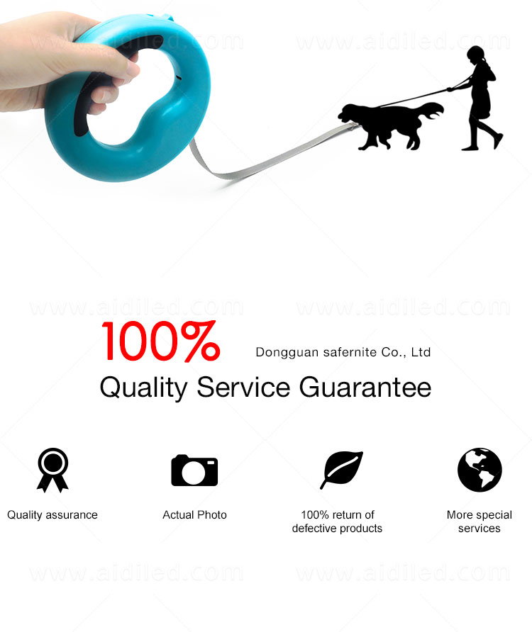 AIDI nylon light up dog collar and leash factory for park-3