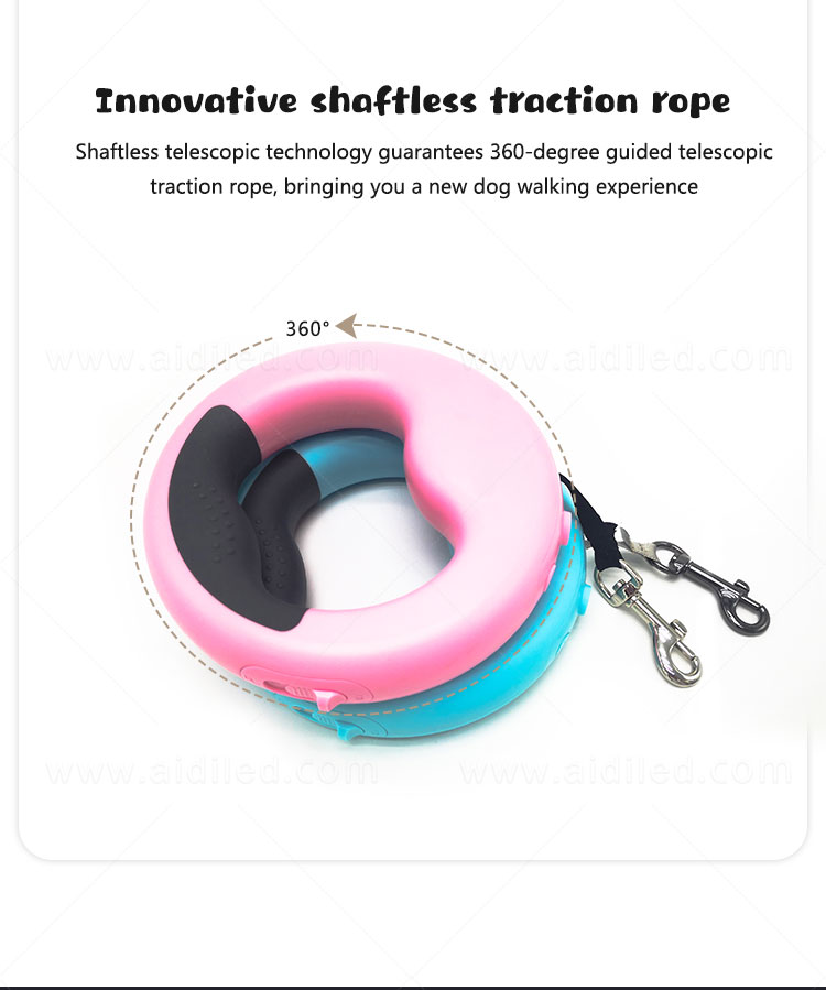 AIDI nylon light up dog collar and leash factory for park-8