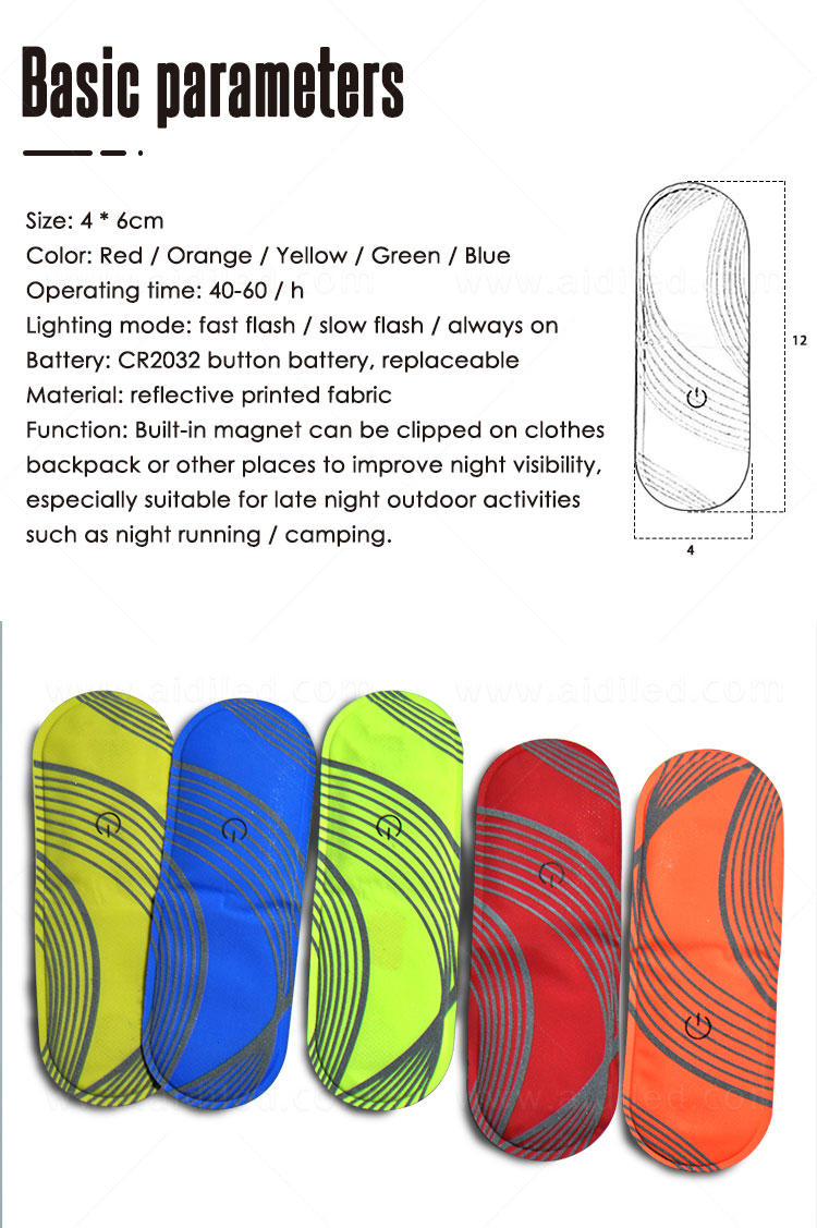 durable clip on running light factory price for adults-3