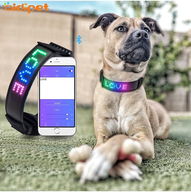 AIDI glow in the dark dog collar with good price for outdoors-3