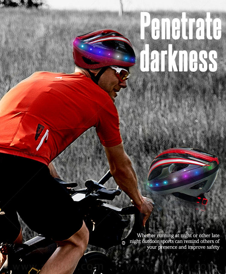 good visibility light up helmet with good price for outdoor-1