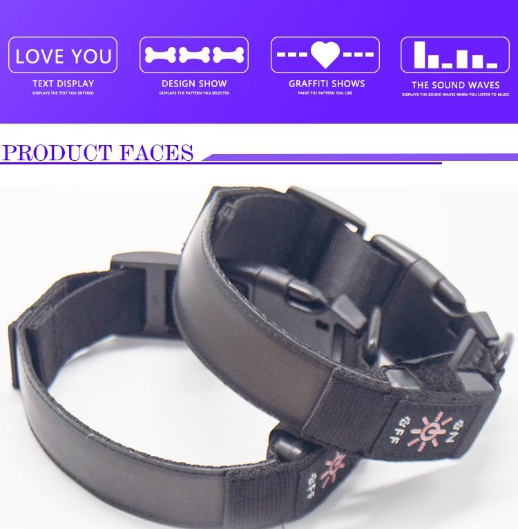 AIDI glow in the dark dog collar with good price for outdoors-1