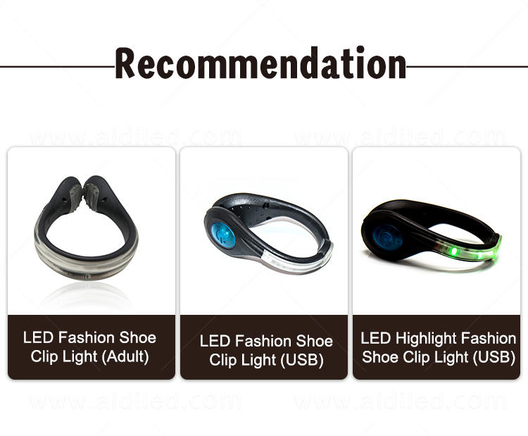 AIDI night runner led shoe clip factory for children-3