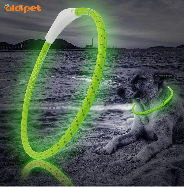 AIDI flashing best glow in the dark dog collar inquire now for pet-12