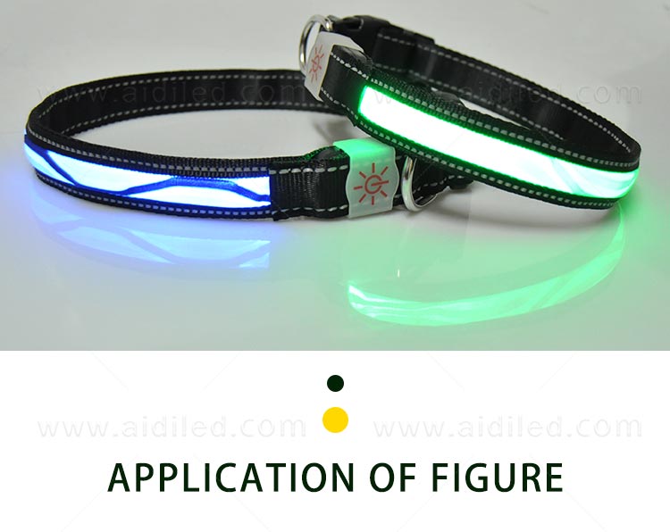 AIDI dog collar led flashing light design for park-8