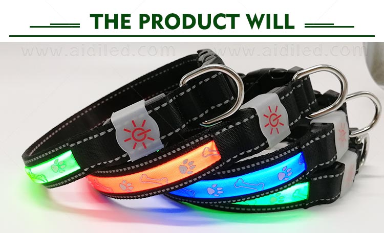 AIDI-Best Led Dog Collar Waterproof Custom Logo LED Dog Collar-5