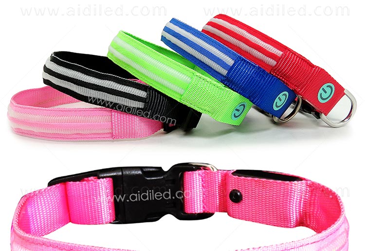 AIDI dog collar safety light design for park-6