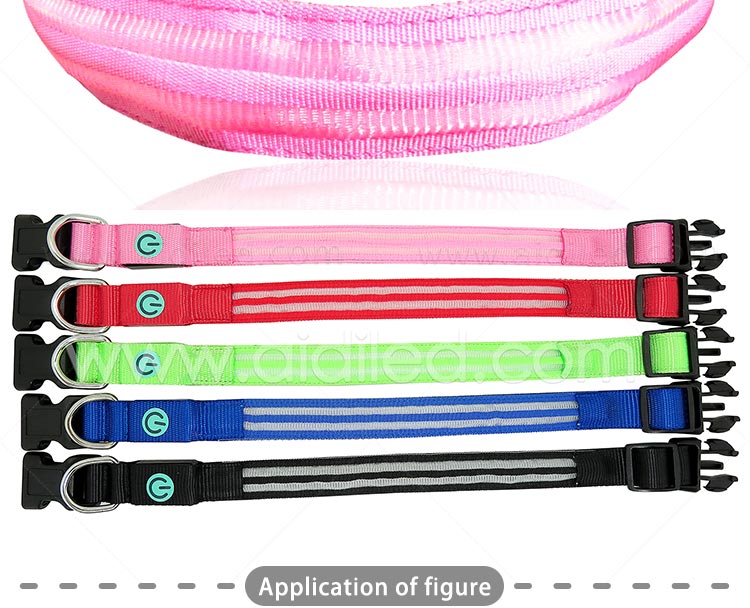 AIDI dog collar safety light design for park-7