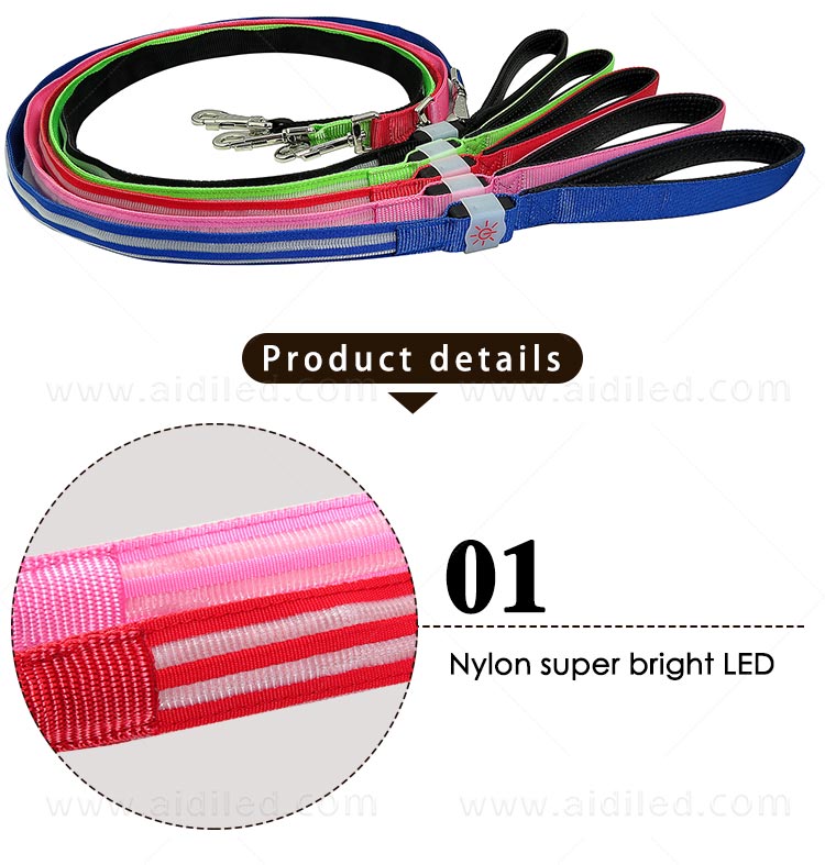 AIDI-Dog Leash With Flashlight Flashing Dog Leash Manufacture-4