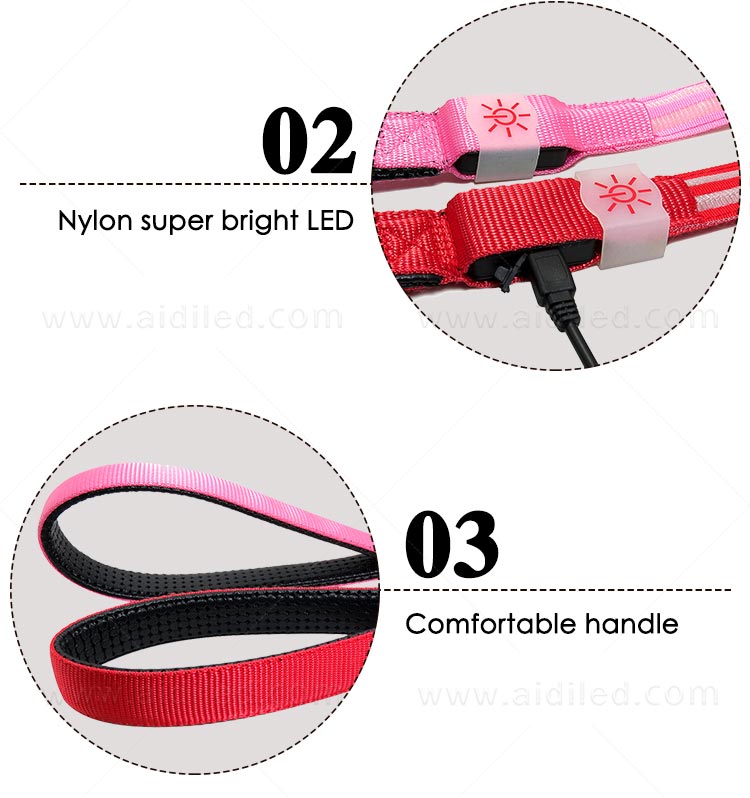 AIDI-Dog Leash With Flashlight Flashing Dog Leash Manufacture-5