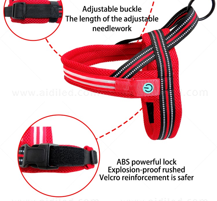 AIDI-Find Illuminated Dog Harness Wholesale Dog Harness Vest-5