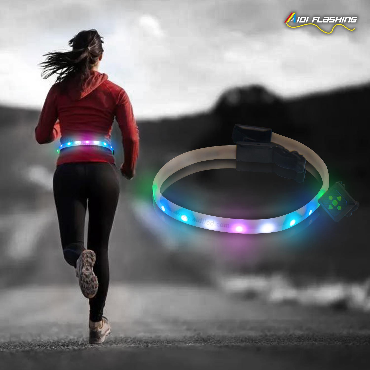 AIDI-Find Jogging Waist Belt Led Remote Control Waist Belt For Riding-9