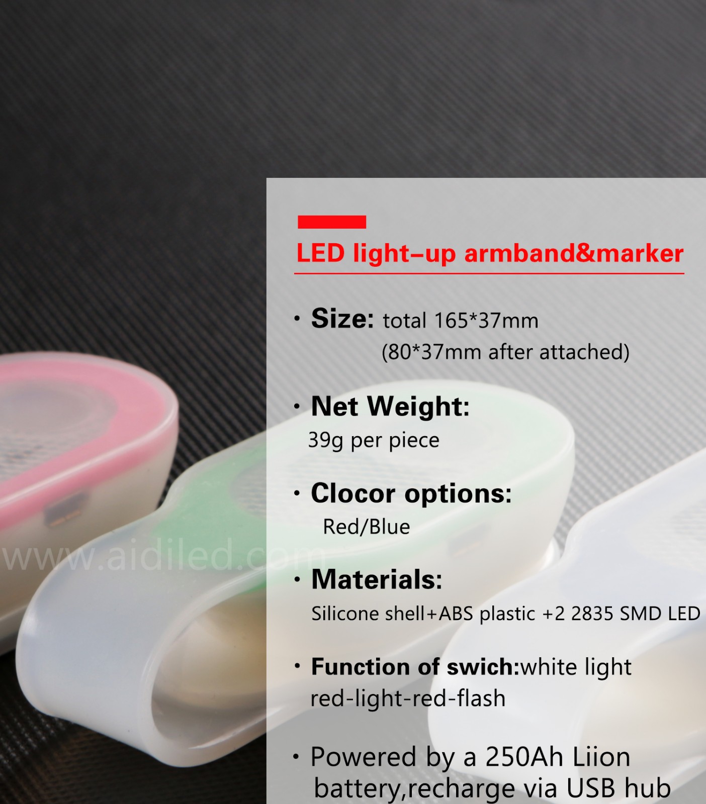 AIDI-Professional Safety Lights For Runners Waterproof USB Rechargeable-6