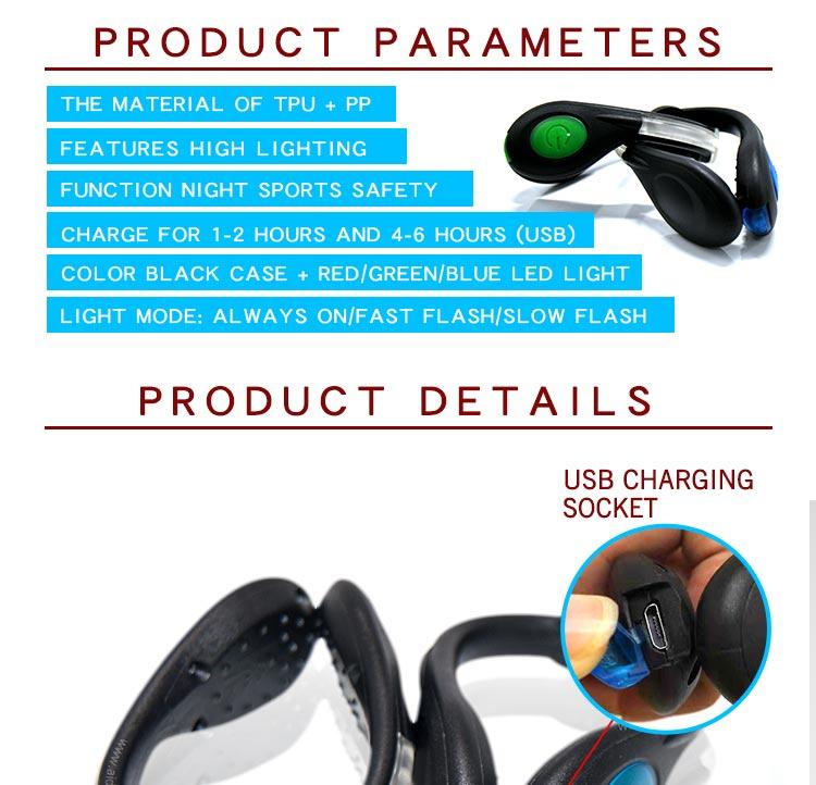 green led shoe clip lights inquire now for sports-2