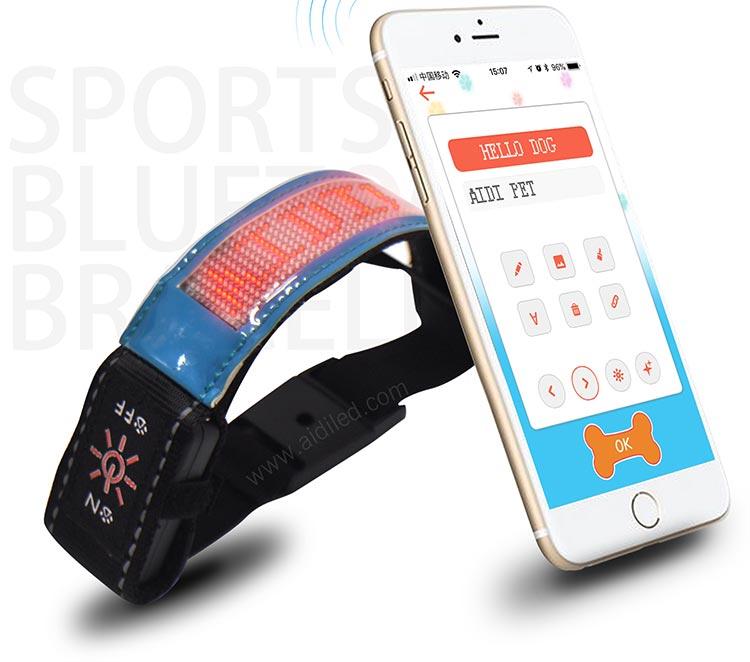 AIDI-Reflective Armbands Led Screen Bluetooth Controlled Armbands-2